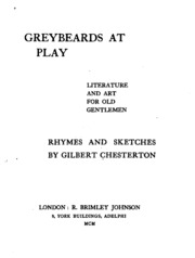 Cover of edition greybeardsatpla00chesgoog
