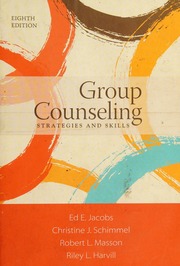 Cover of edition groupcounselings0000jaco_v8u3