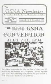 GSNA Newsletter: Vol. 2 No. 4