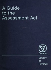 A guide to the Assessment Act [1987]