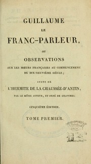Cover of edition guillaumelefranc01jouyuoft
