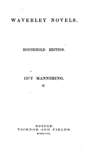 Cover of edition guymannering02scotgoog