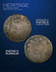 Heritage U.S. Coin Auction Donald G. Partrick Collection