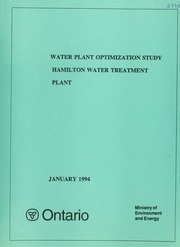 Hamilton Water Treatment Plant [1994]
