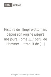 Histoire de l'Empire ottoman v 11