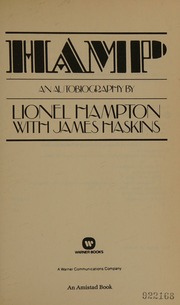 Cover of edition hampautobiograph0000hamp_b8q8