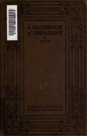 Cover of edition handbookoforname00meyeuoft