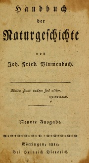 Cover of edition handbuchderna00blum