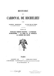 Histoire du Cardinal de Richelieu v 3