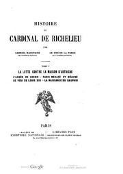 Histoire du Cardinal de Richelieu v 5