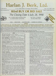 Harlan J. Berk, Ltd. 103rd Buy or Bid Sale