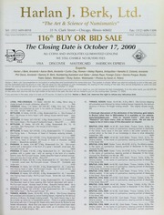 Harlan J. Berk, Ltd. 116th Buy or Bid Sale