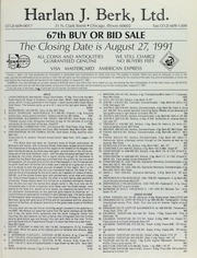 Harlan J. Berk, Ltd. 67th Buy or Bid Sale