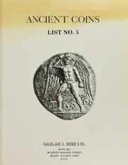 Harlan J. Berk, Ltd. Ancient Coins List No. 5