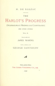 Cover of edition harlotsprogresss00balz