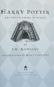 Cover of edition harrypotterchamb02rowl