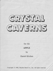 Crystal Caverns (Hayden) (1982, Apple II)