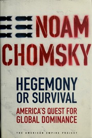 Cover of edition hegemonyorsurviv00chom