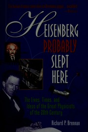 Cover of edition heisenbergprobab00rich