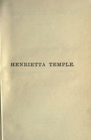Cover of edition henrietttemplelo00disruoft