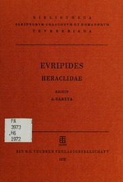 Cover of edition heraclidae0000euri