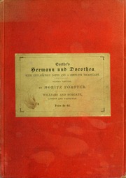 Cover of edition hermannunddoro1876goetuoft