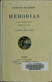 Cover of edition herodias00flau