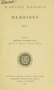 Cover of edition heroidesxivedite00oviduoft