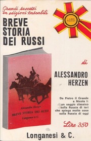 Herzen, Aleksander. Breve Storia Dei Russi [1970]