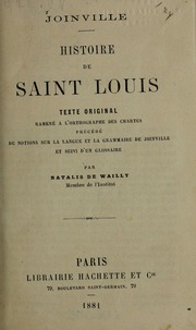 Cover of edition histoiredesaintl00join_0