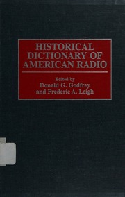 Historical dictionary of American radio