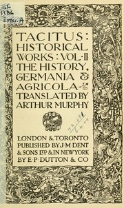 Cover of edition historicalworkst02taciuoft