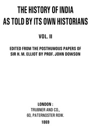 History Of India Vol 2 (Elliot & Dowson)