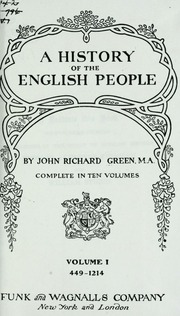 Cover of edition historyenglishpeo01gree