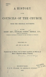 Cover of edition historyofcouncil03hefeuoft