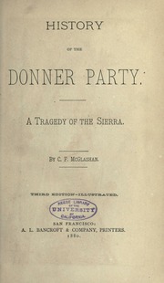 Cover of edition historyofdonnerp00mcglrich