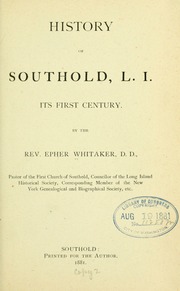 Cover of edition historyofsouthol01whit