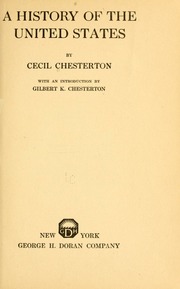 Cover of edition historyofuniteds00ches