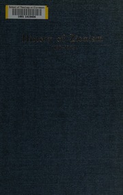 Cover of edition historyofzionism0000soko