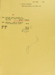 H.M.F. Schulman Invoices from B.G. Johnson, January 10, 1947, to January 14, 1947