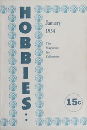 Hobbies: The Magazine for Collectors - 1934