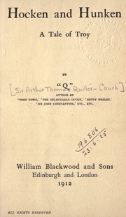 Cover of edition hockenandhunkent00quiluoft