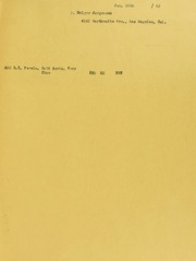 Holger Jorgensen Invoices from B.G. Johnson, January 19, 1942, to July 31, 1942