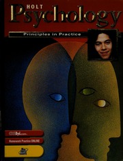 Cover of edition holtpsychologypr0000rath