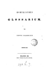 Cover of edition homerischesglos02doedgoog