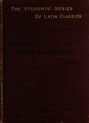 Cover of edition horaceodesepodes00horaiala