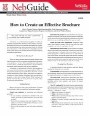 How to Create an Effective Brochure
