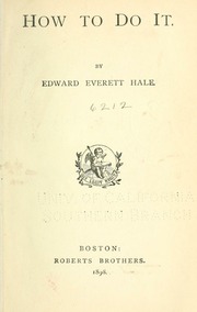 Cover of edition howtodoit00hale