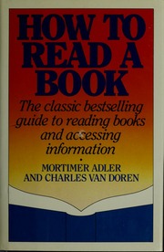 Cover of edition howtoreadbook00adle