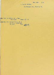 Hugh O. Griffin Invoices from B.G. Johnson, November 10, 1942